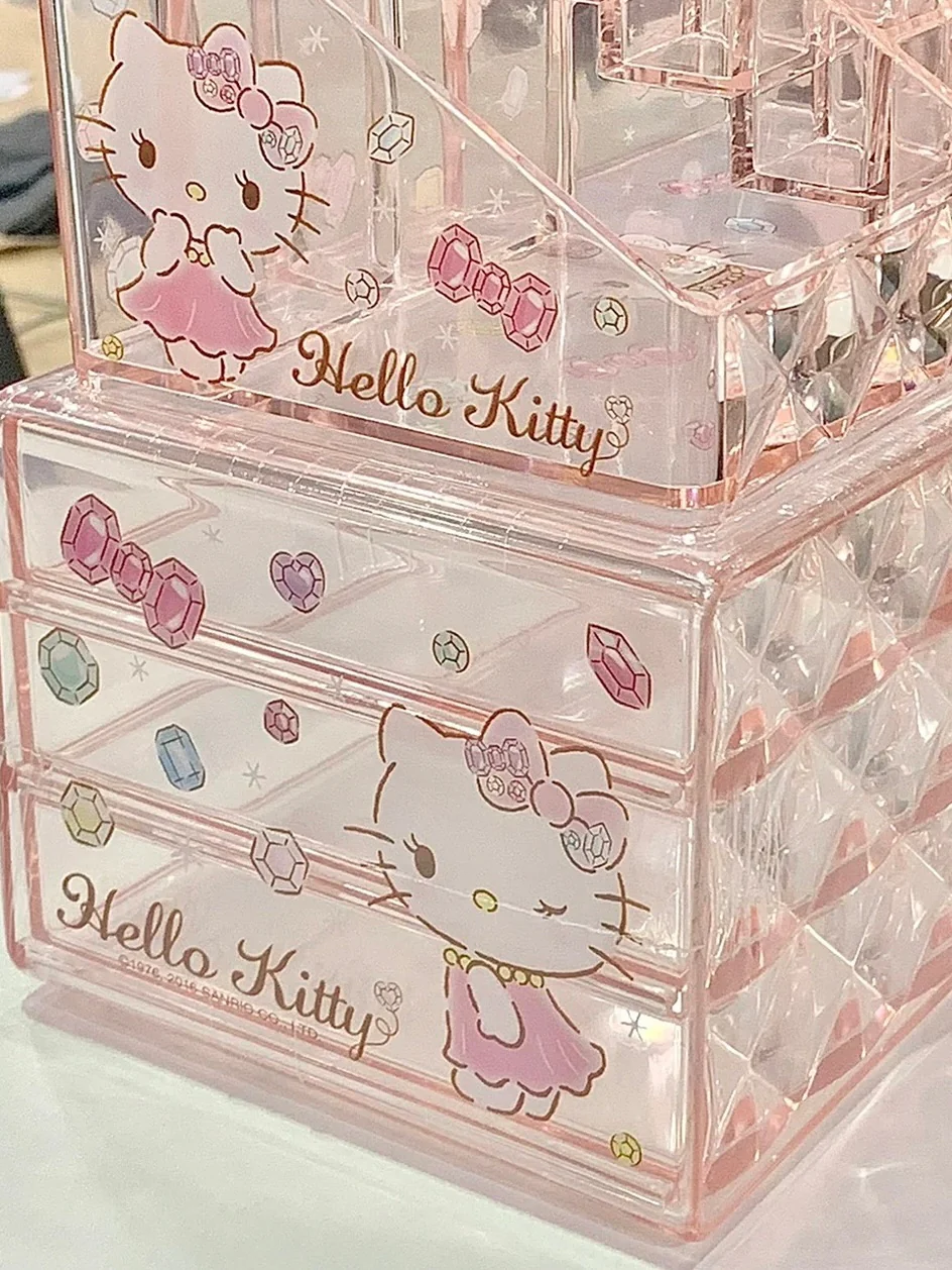 cute kitty acrylic storage box - Image 2