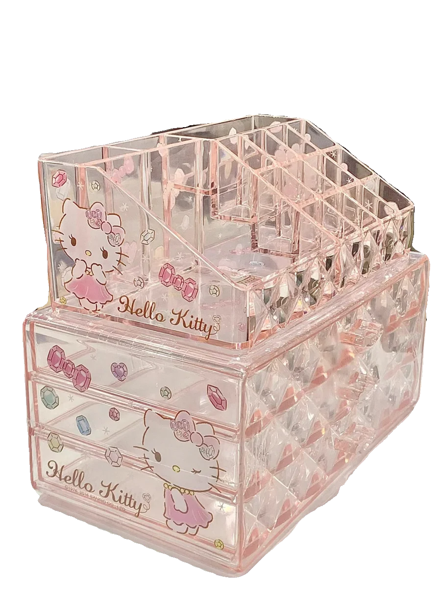 cute kitty acrylic storage box - Image 4