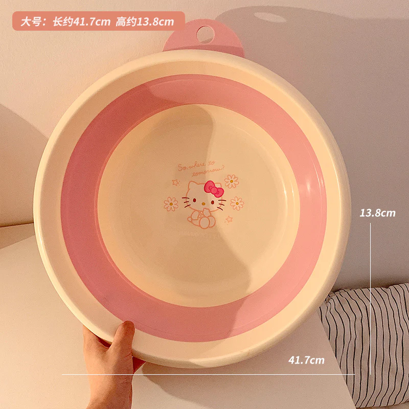 cute kitty folding wash basin - Image 2