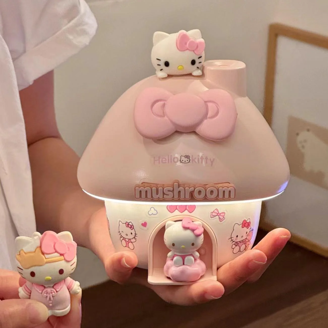 cute kitty mushroom humidifier - Image 4