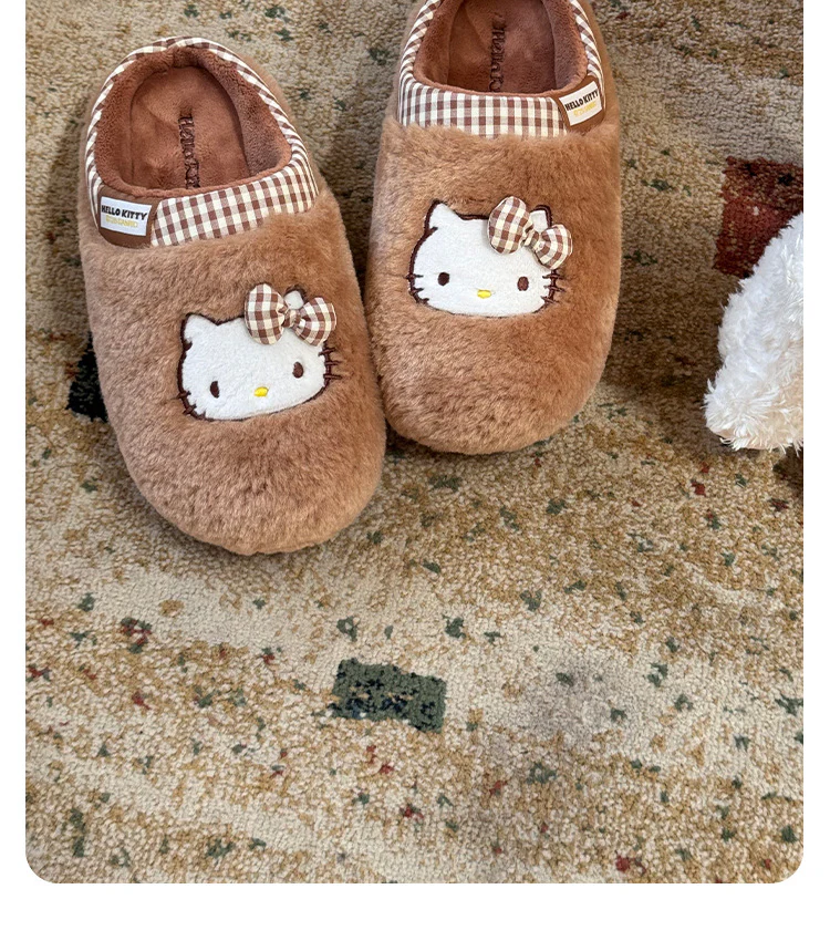 cute kitty winter cotton slippers - Image 2