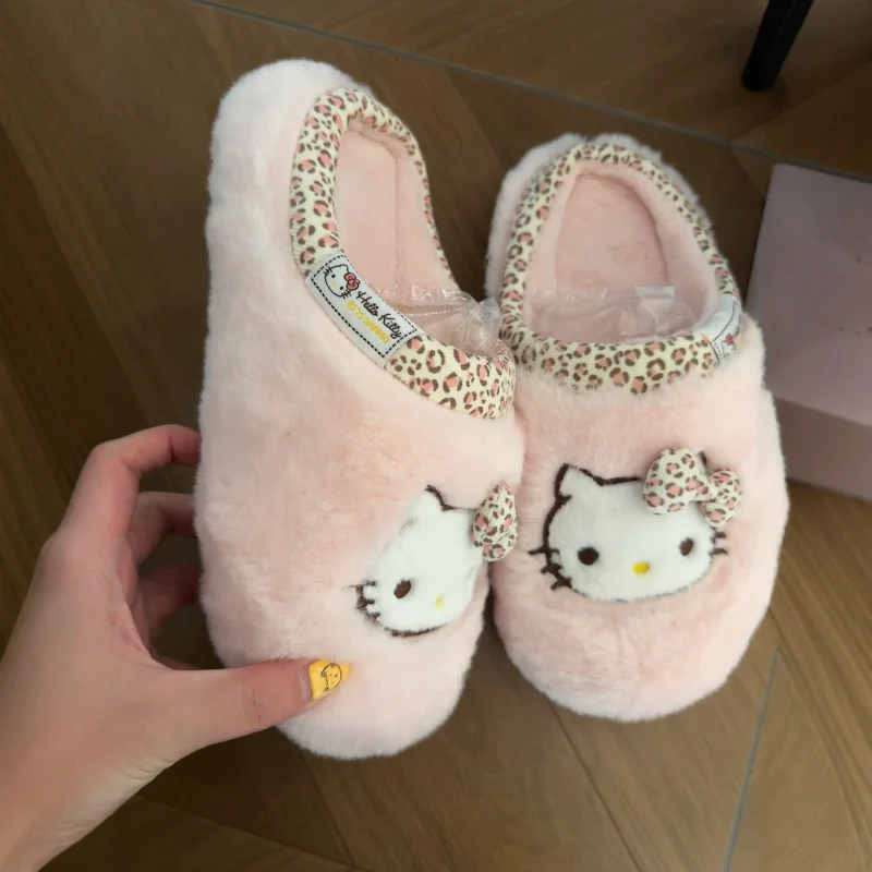cute kitty winter cotton slippers - Image 3