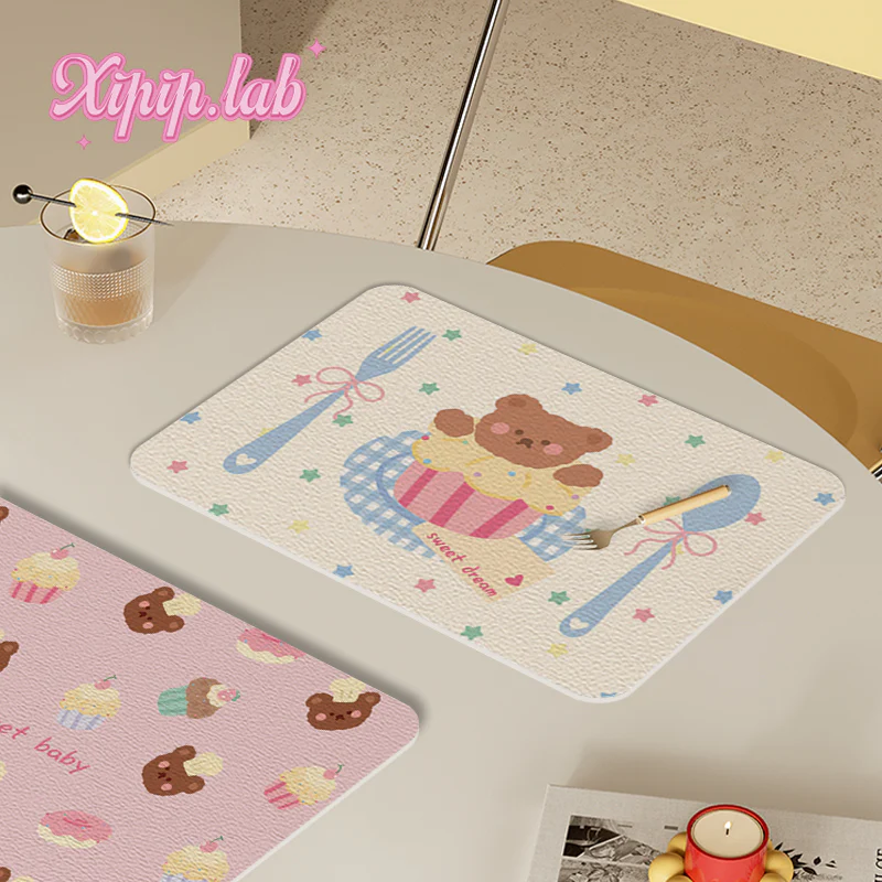 Cute leather waterproof & anti-scalding dish mat - Image 3
