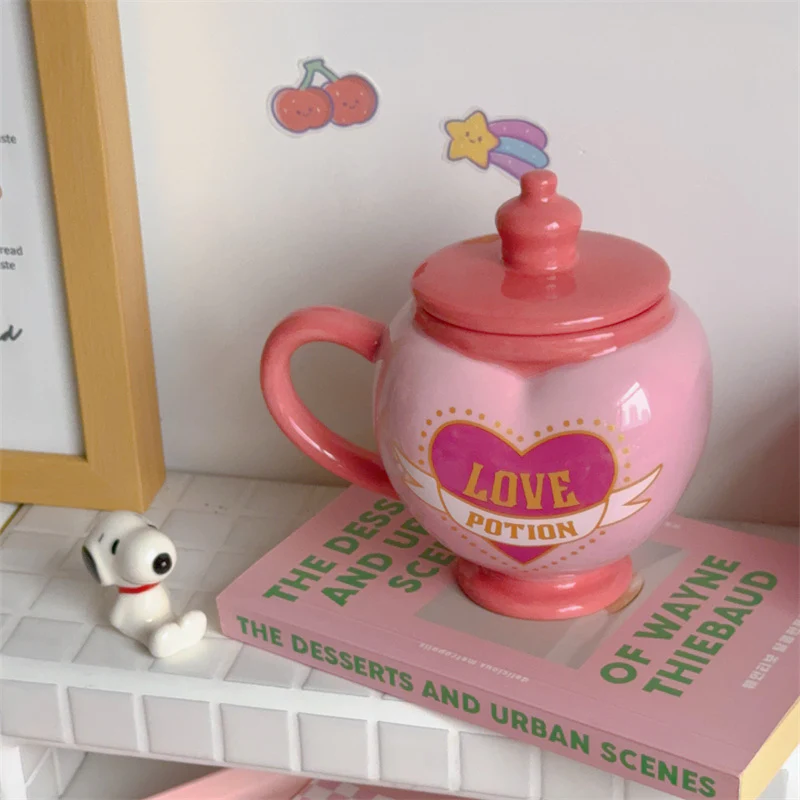 Cute Love Mug Girl’s Heart Cup - Image 2