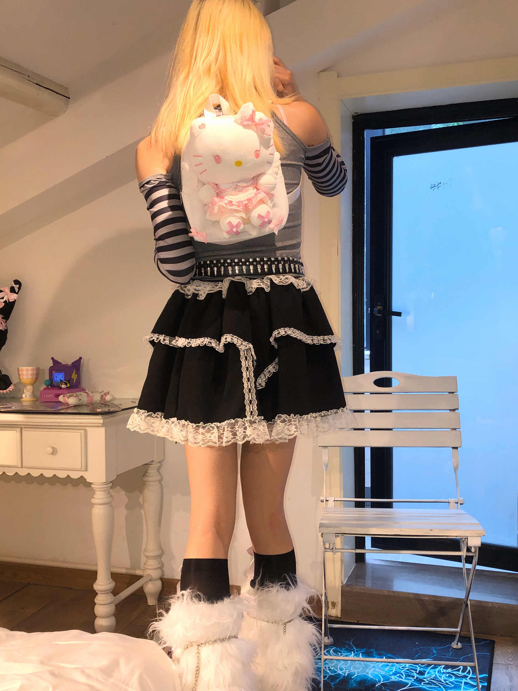 Cute Pink Kitty Backpack - Image 4