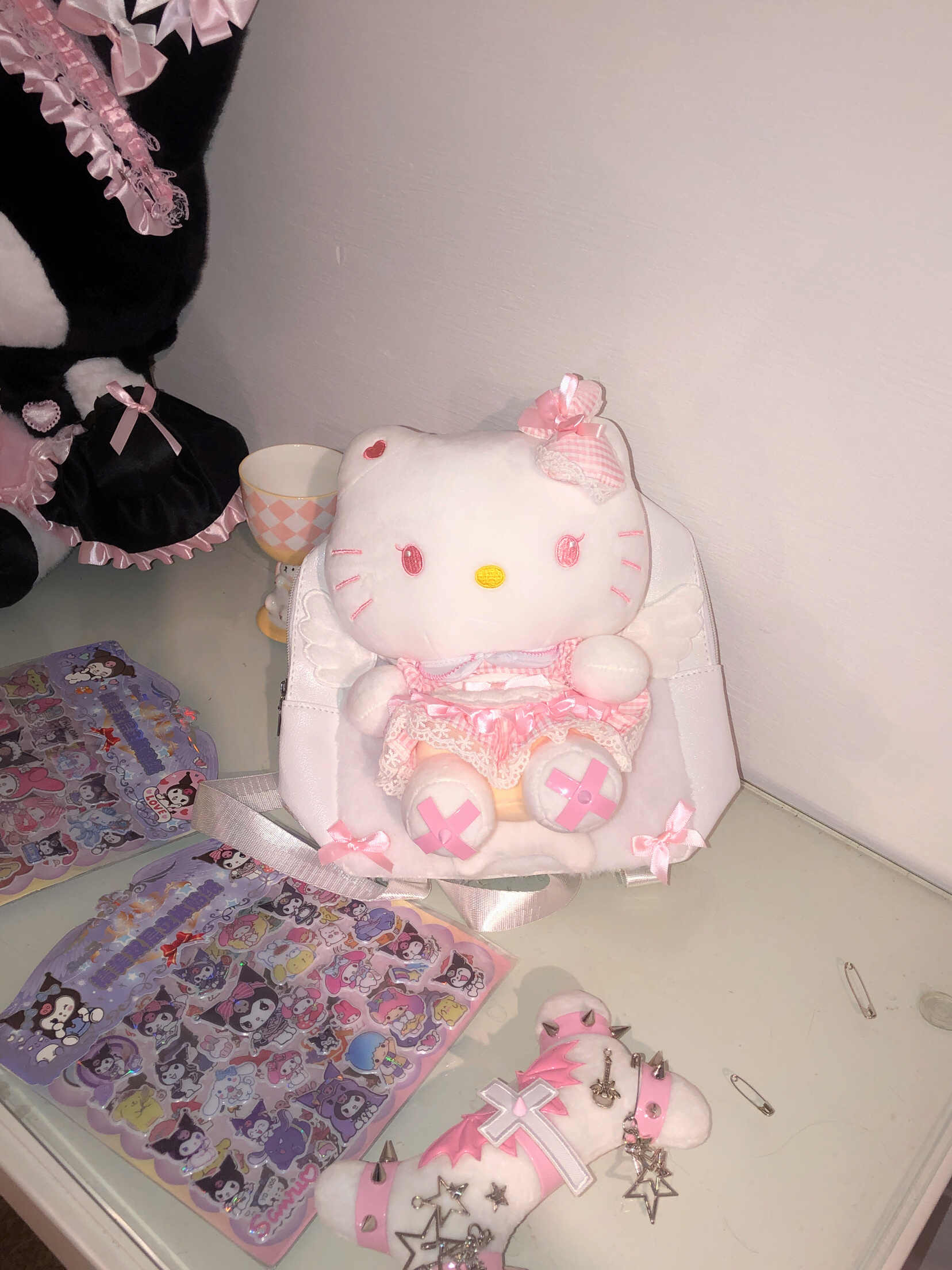 Cute Pink Kitty Backpack - Image 5