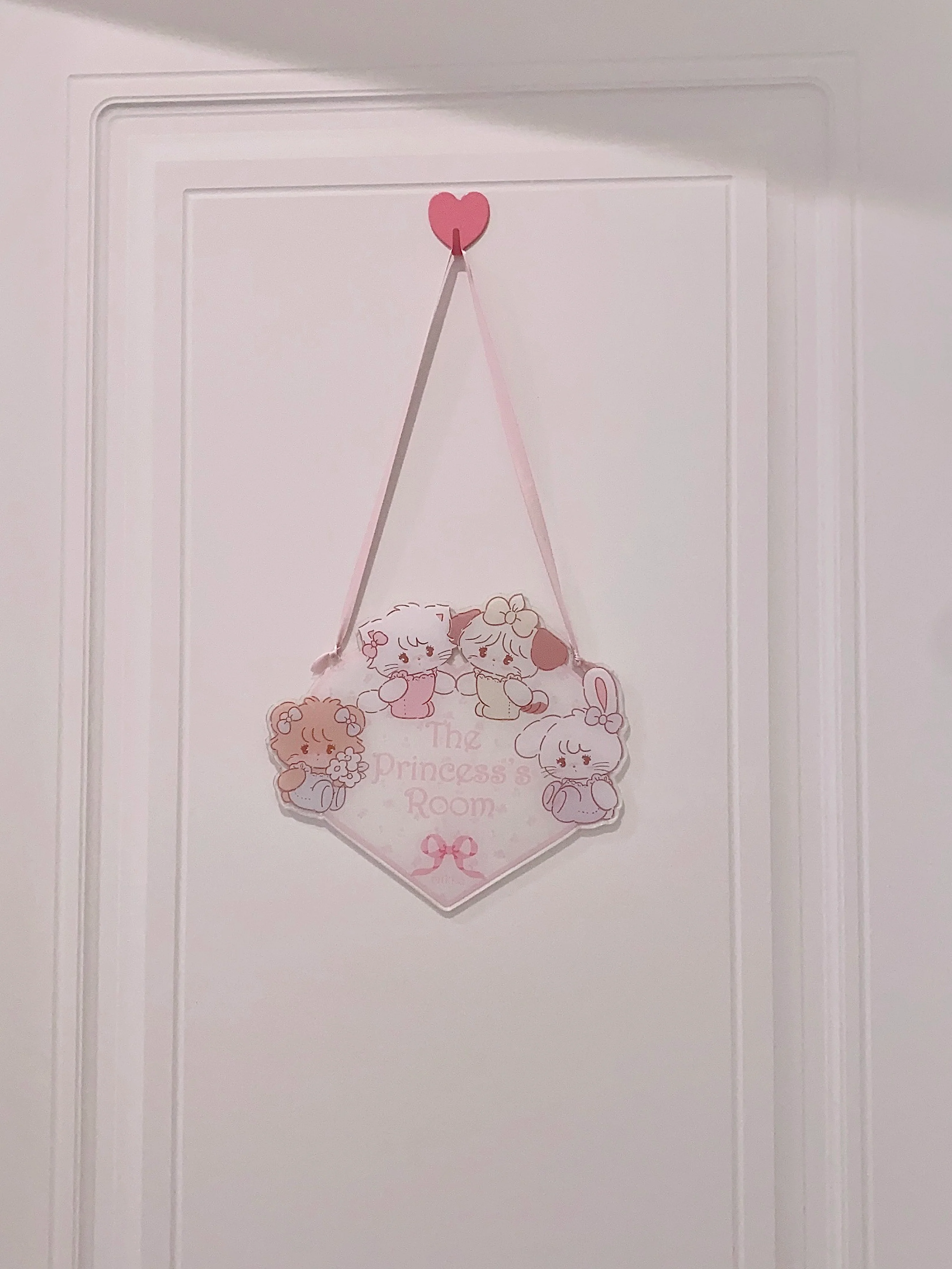 cute princess acrylic door sign - Image 4