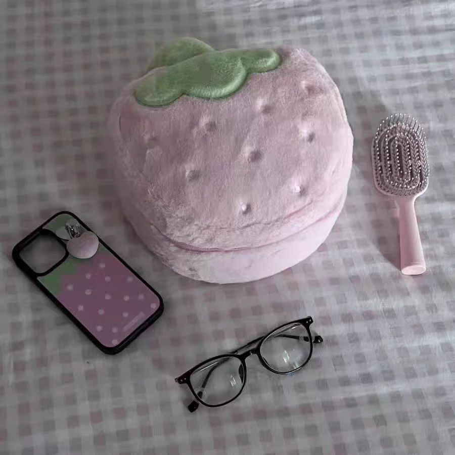 cute strawberry cosmetic bag - Image 4