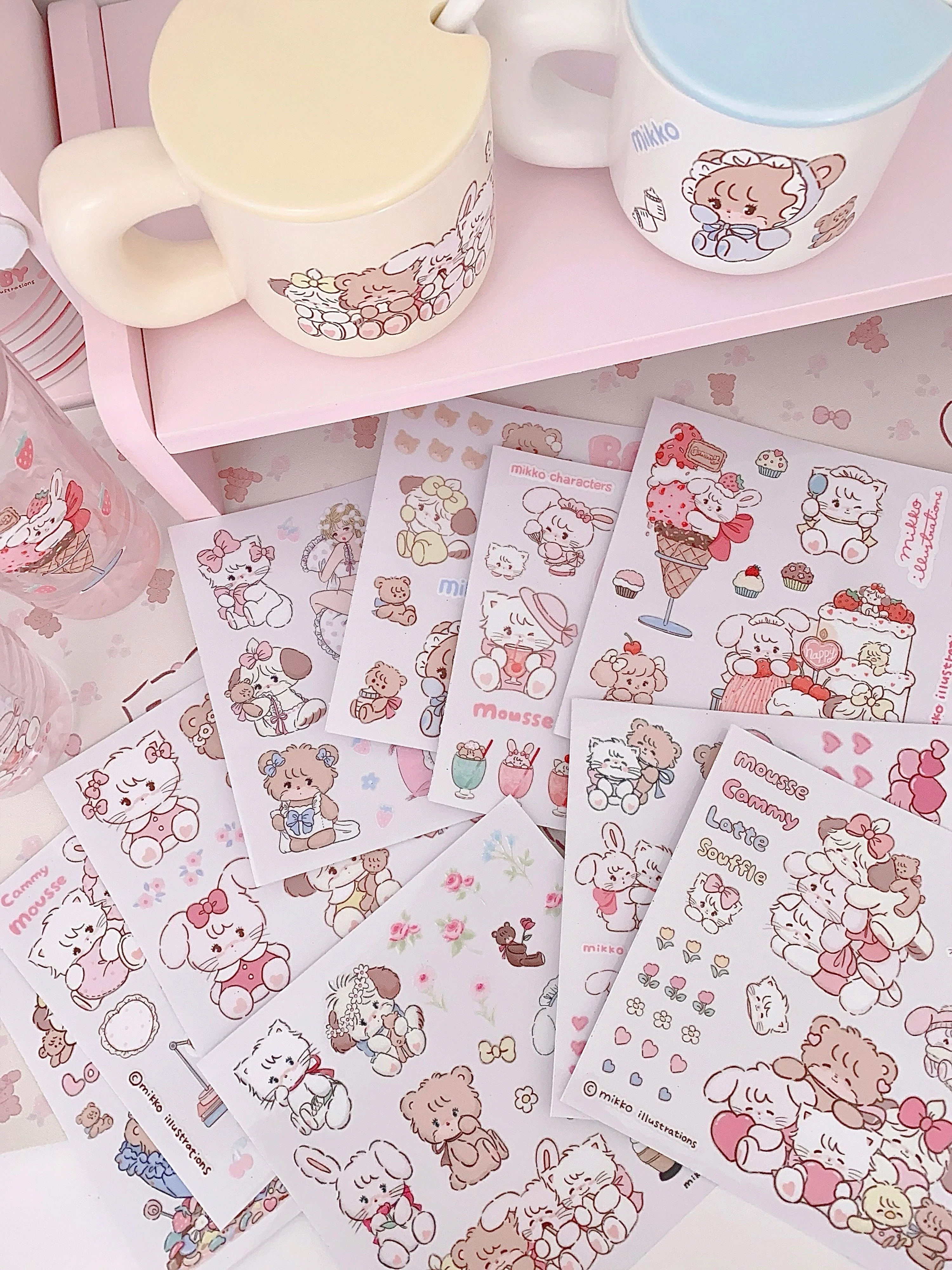 cute waterproof crystal stickers - Image 6