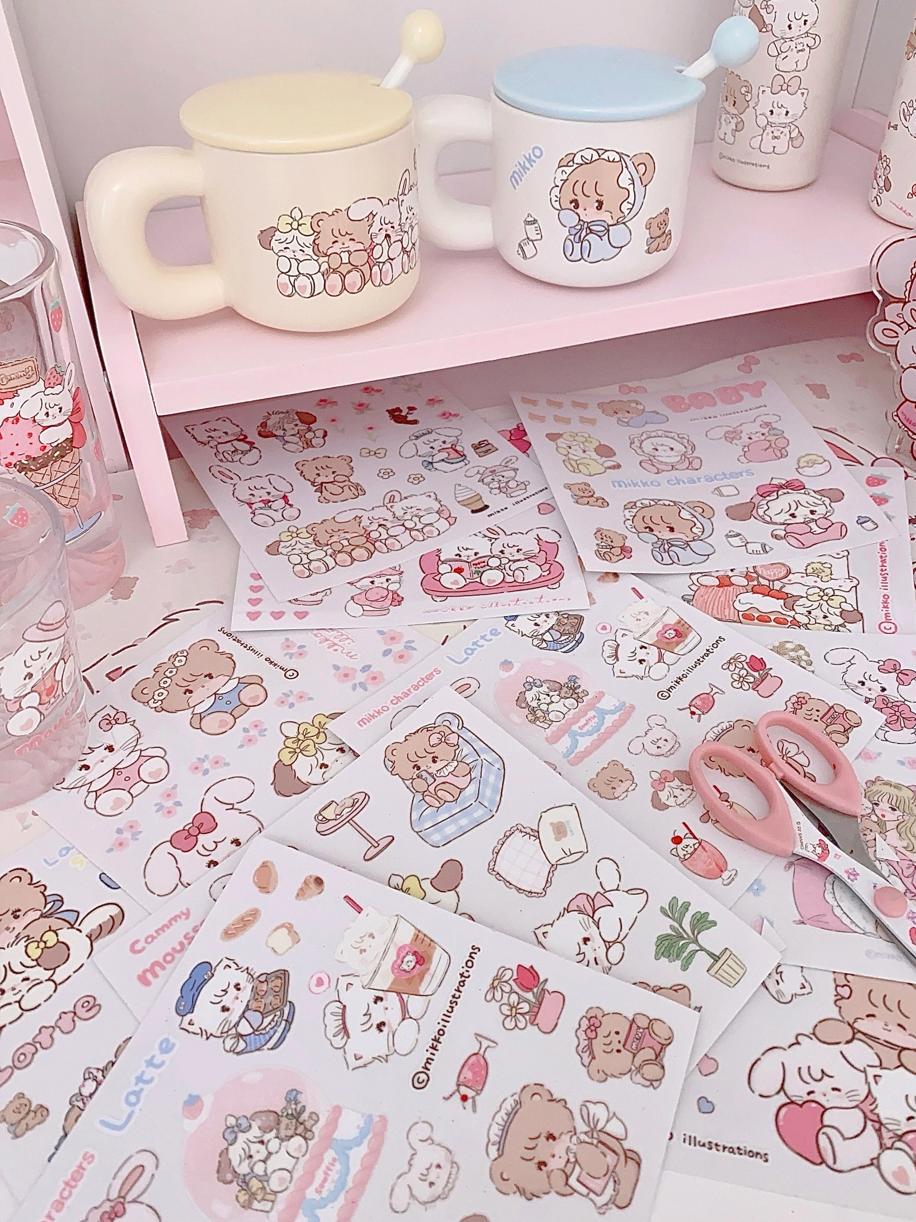 cute waterproof crystal stickers - Image 8