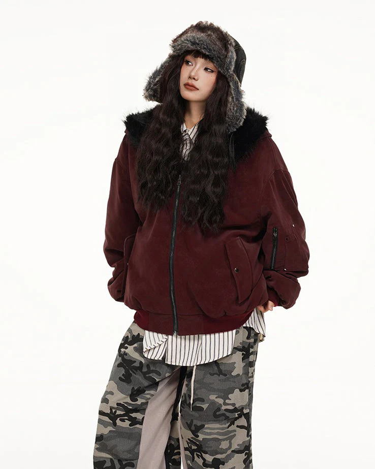 Cyber Angel Reversible Bomber Jacket - Image 15