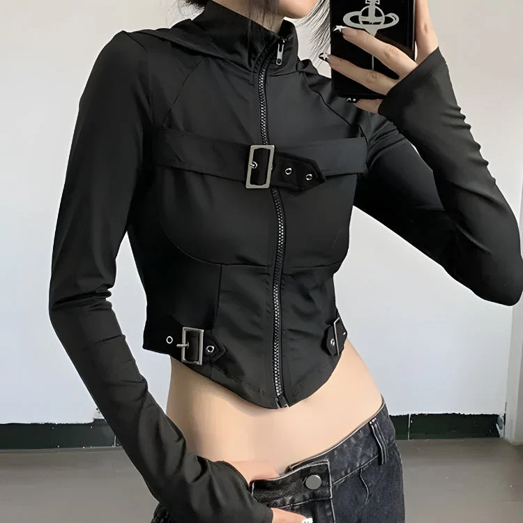 Cyberpunk Belted Define Jacket - Image 3