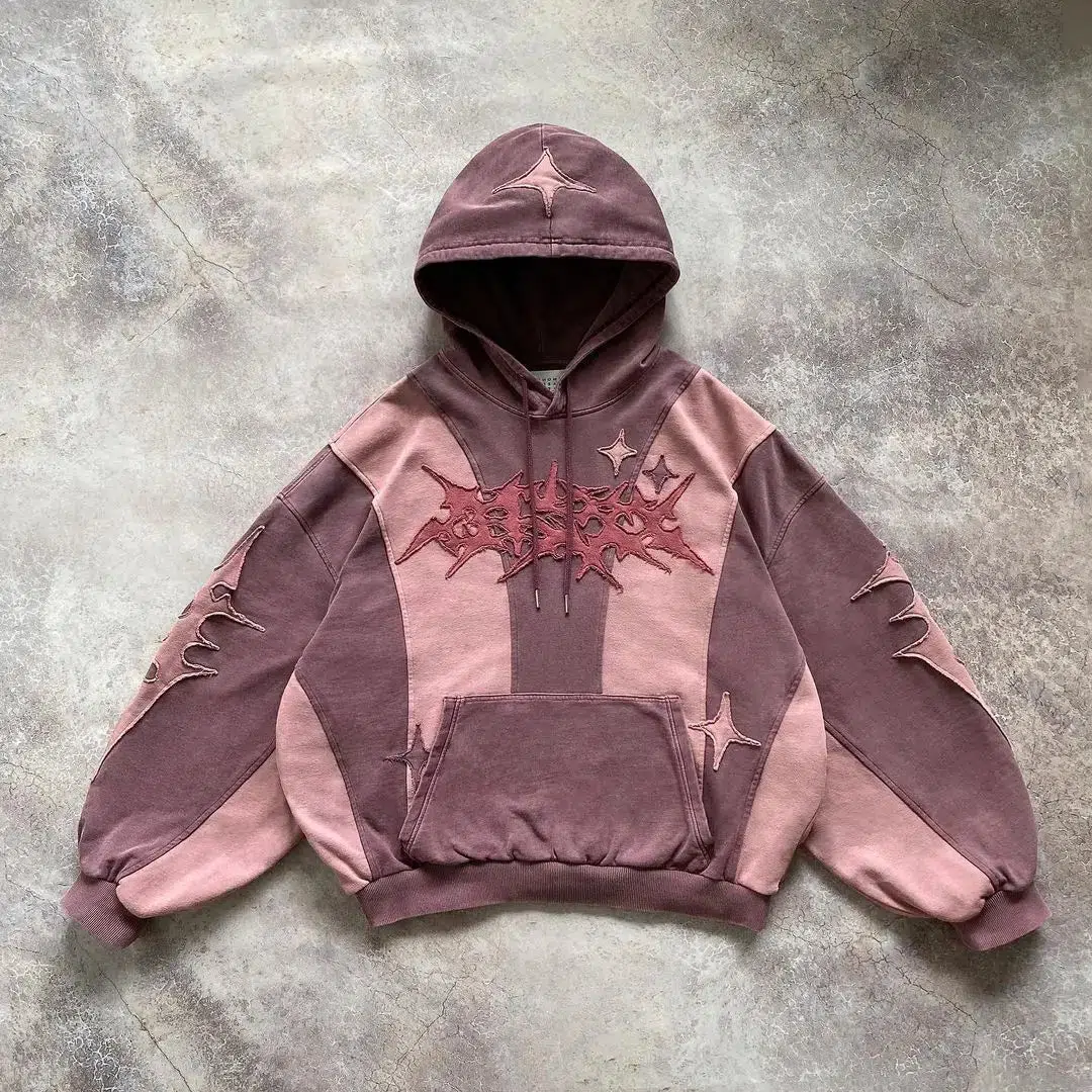 Cyberpunk Futuristic Patch Hoodie - Image 3