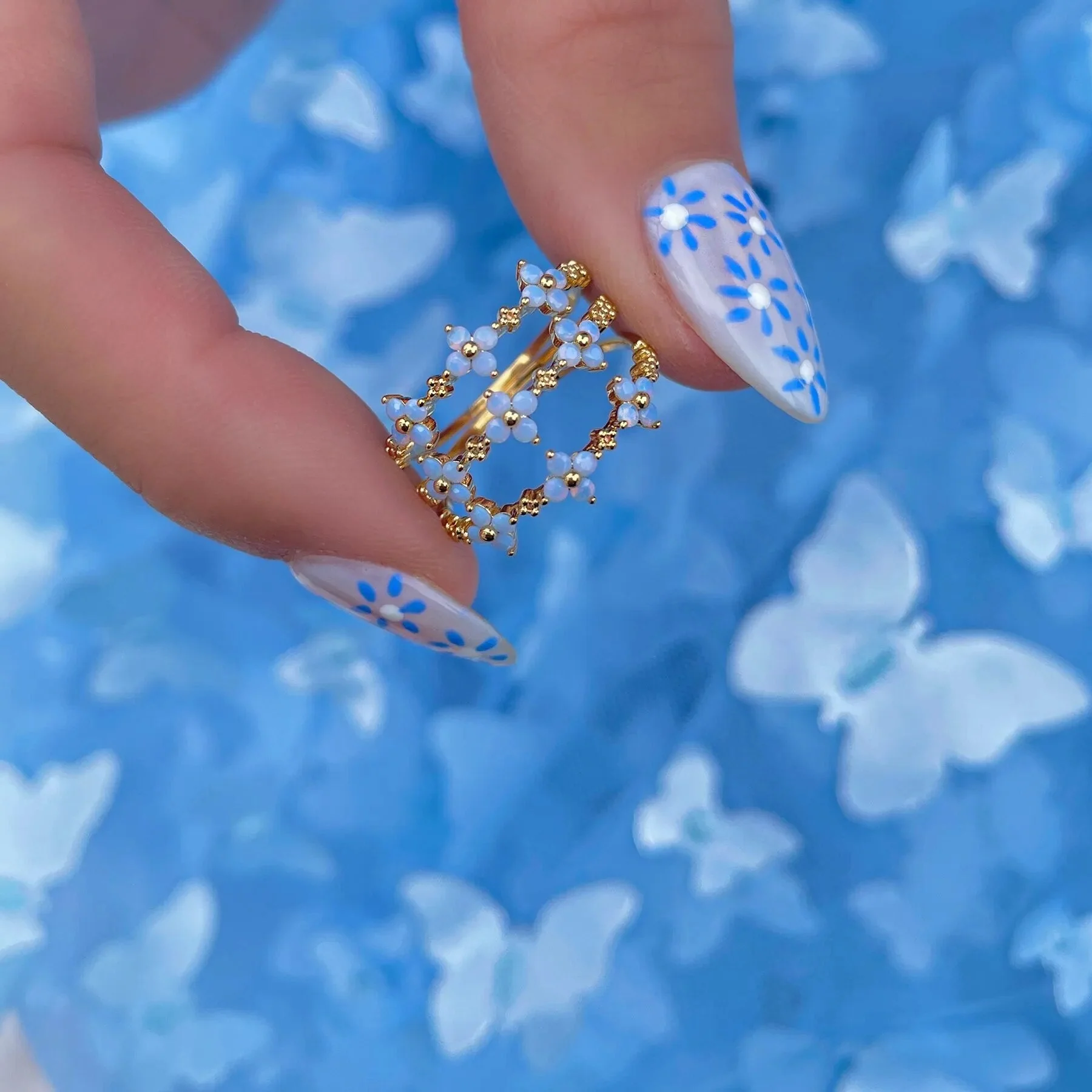 Dainty Stacking Babydoll Rings - Image 7