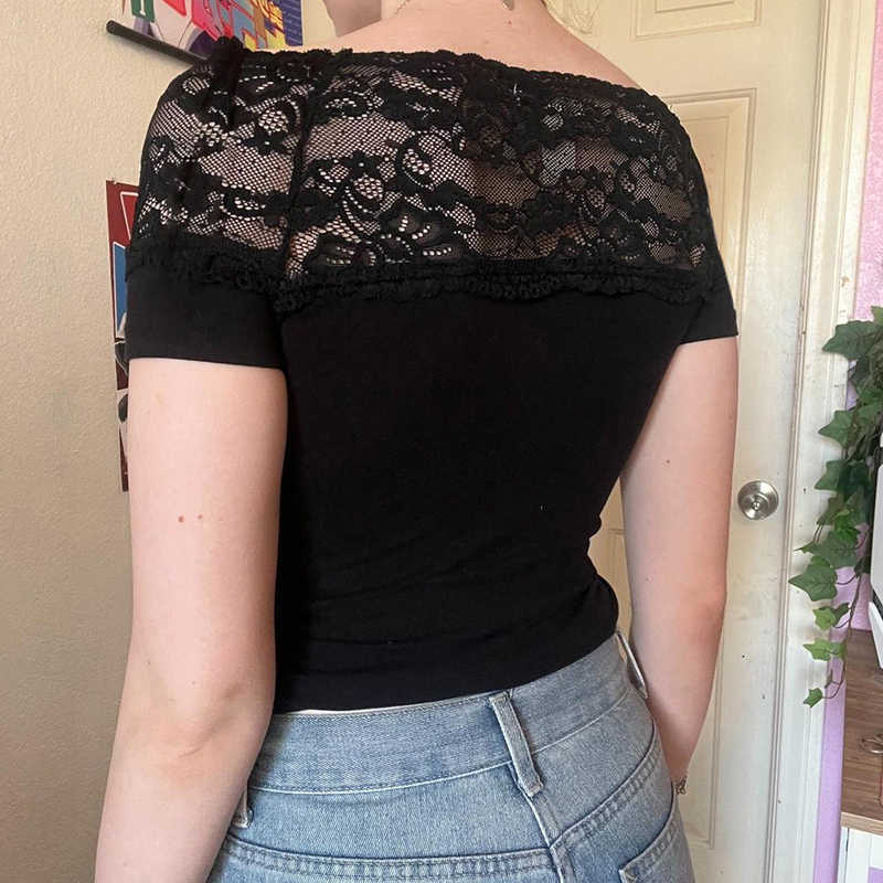 Dark Abby Lace Top - Image 4