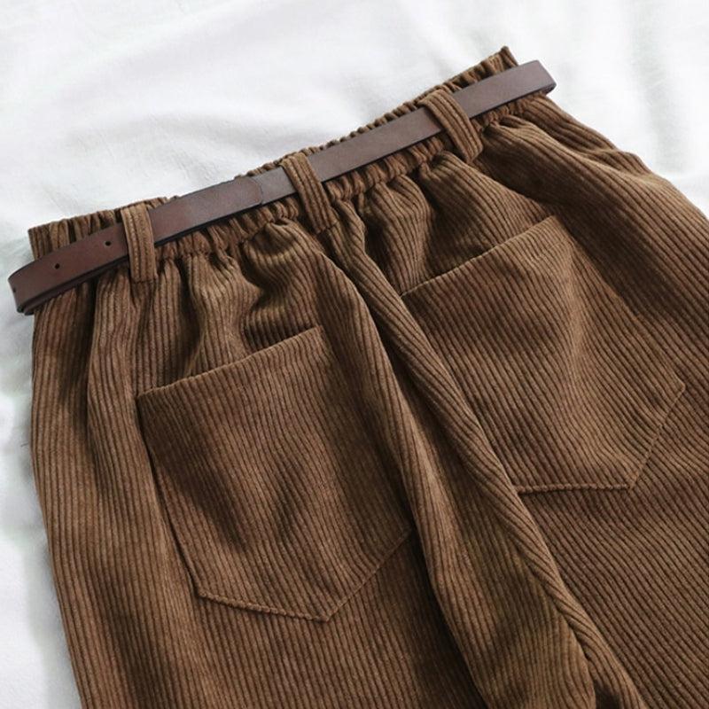 Dark Academia Corduroy Pants - Image 6