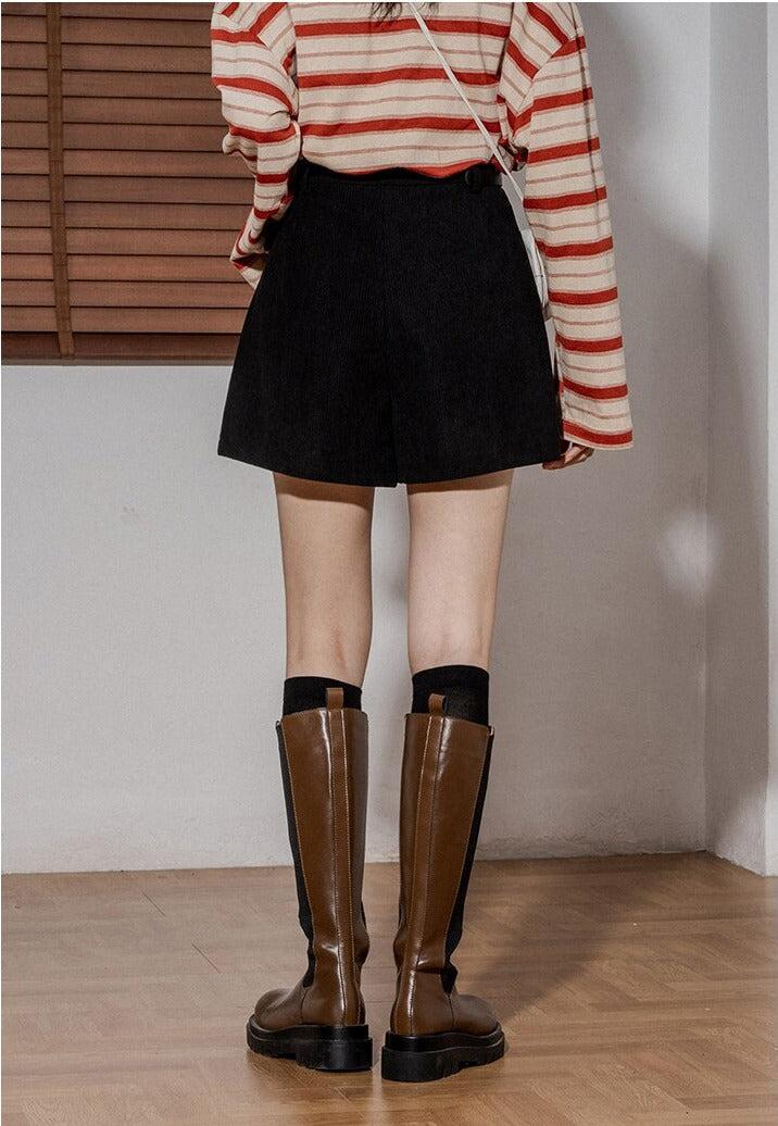 Dark Academia Corduroy Shorts - Image 10
