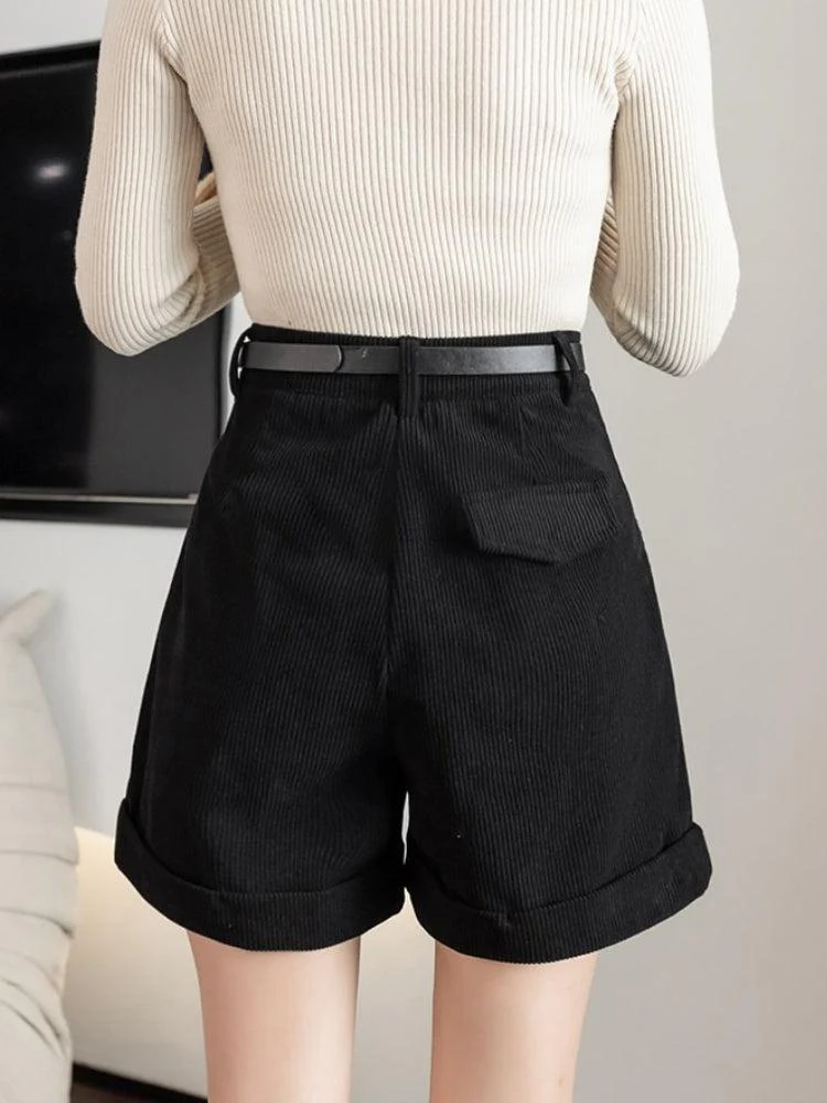 Dark Academia High Waist Shorts - Image 7