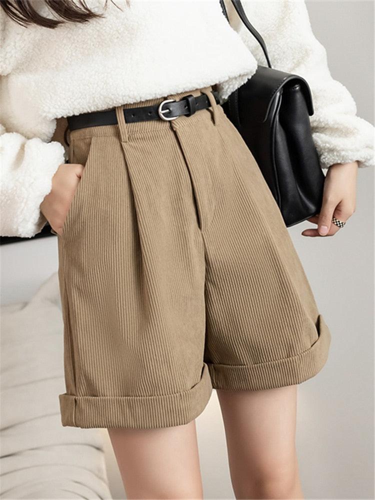 Dark Academia High Waist Shorts - Image 9