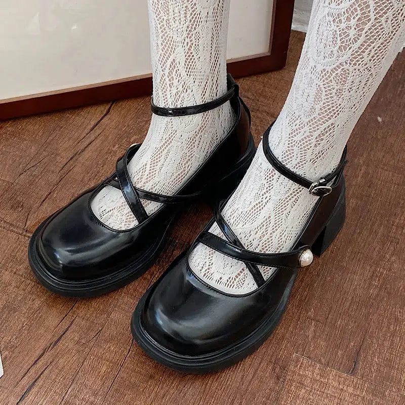Dark Academia Mary Jane Shoes - Image 6