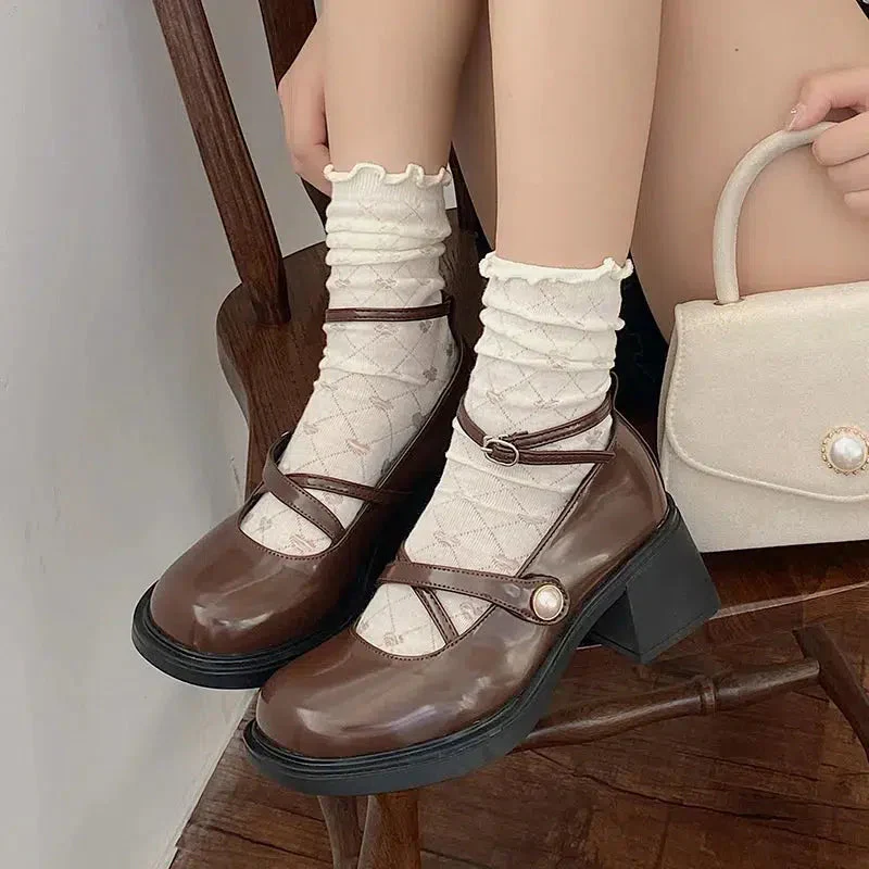 Dark Academia Mary Jane Shoes - Image 7