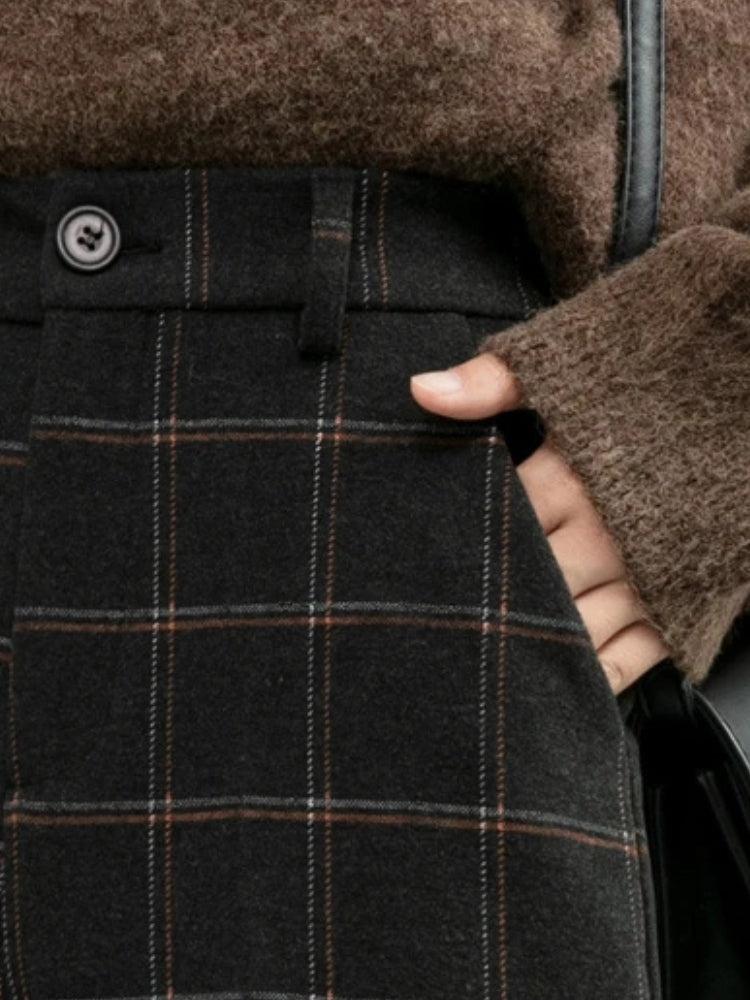 Dark Academia Plaid Pants - Image 6