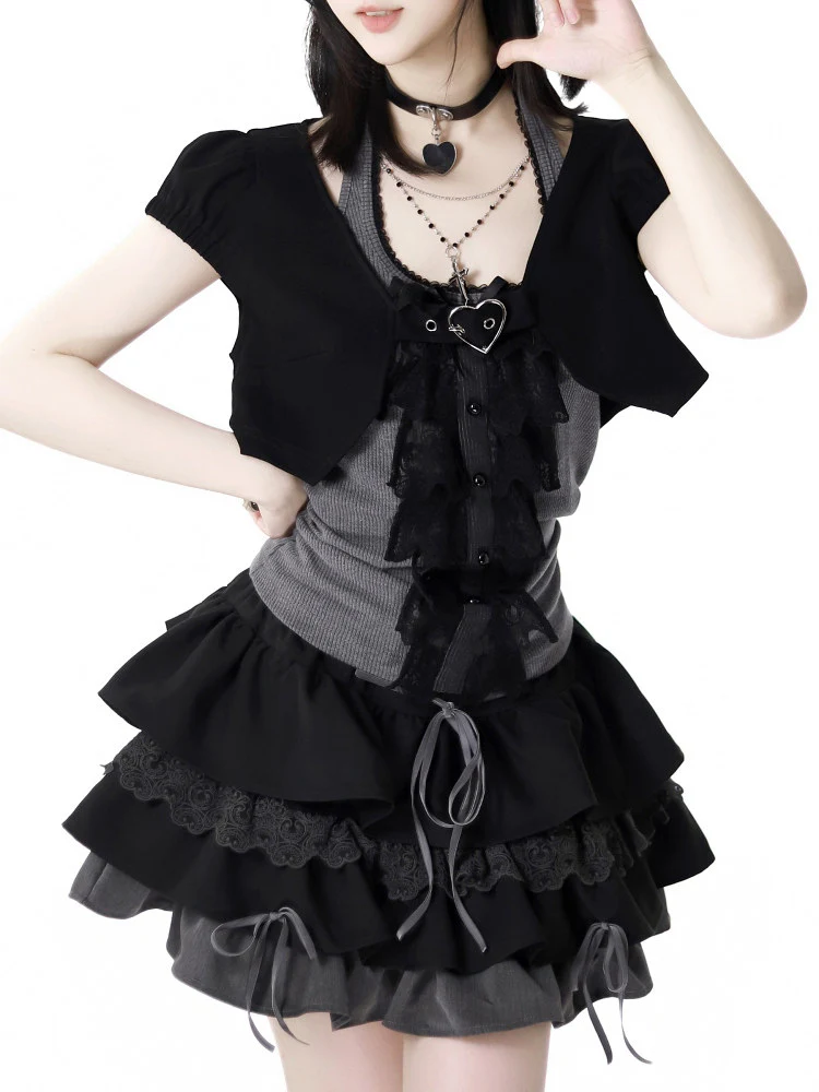 dark coquette bow coord - Image 2