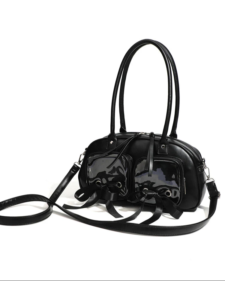Dark Coquette Bows Armpit Bag - Image 2