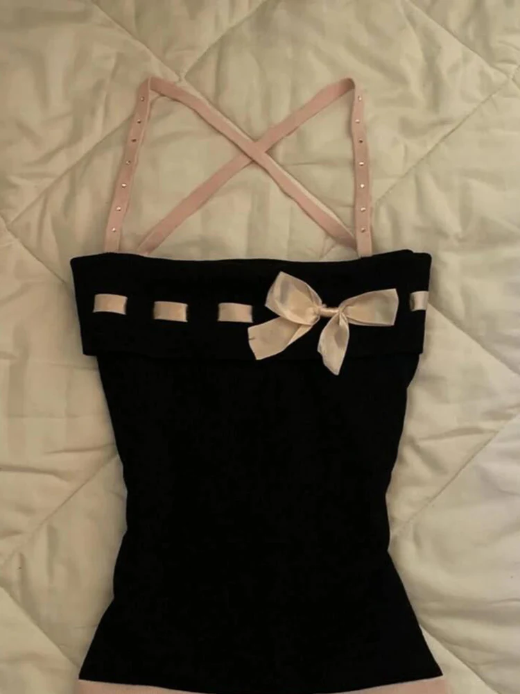 dark coquette coquette bow tank top - Image 5