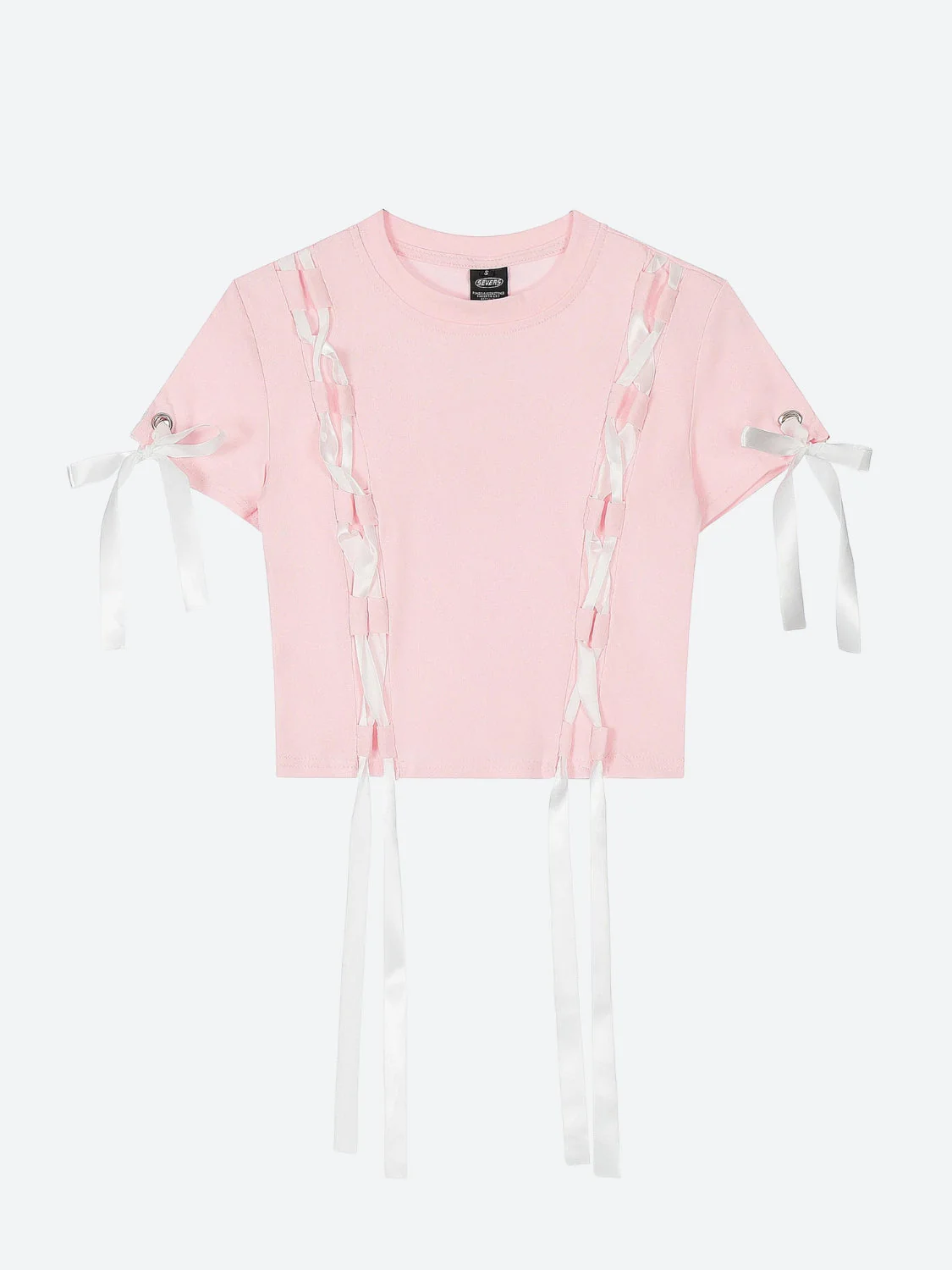Ribbon Black Crop Top - Image 4