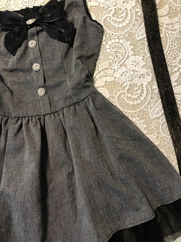 dark coquette suspender tutu dress - Image 4