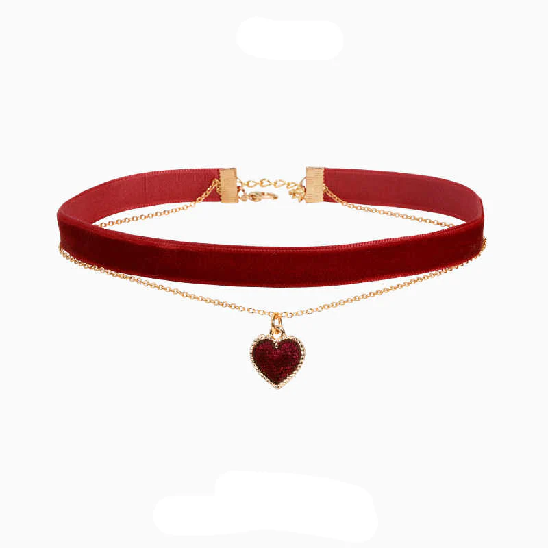 Dark Coquette Velvet Choker - Image 3