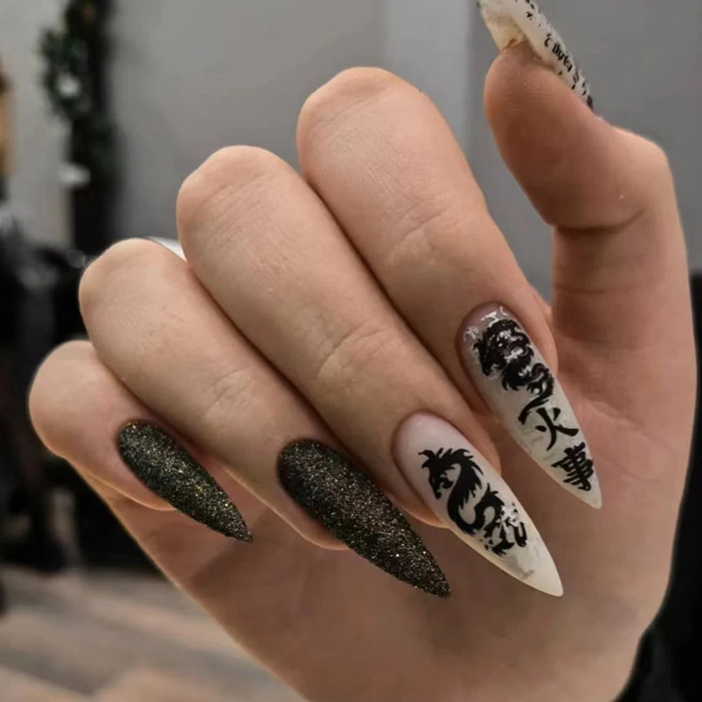 Dark Gothic Press On Nails - Image 10