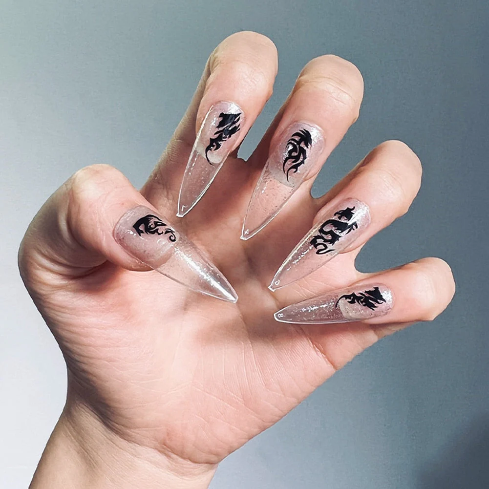 Dark Gothic Press On Nails - Image 11