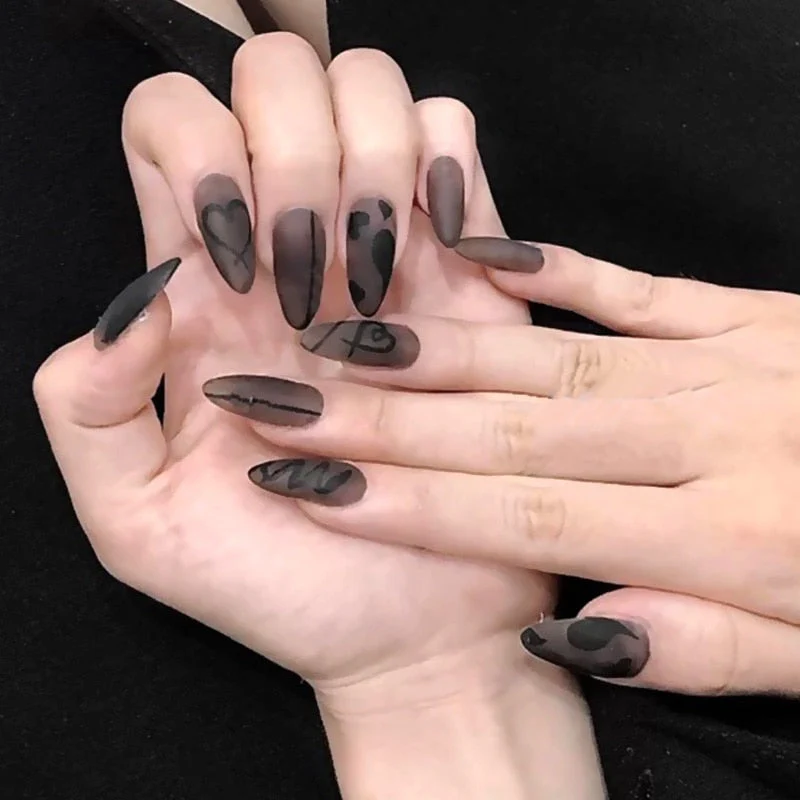 Dark Gothic Press On Nails - Image 13