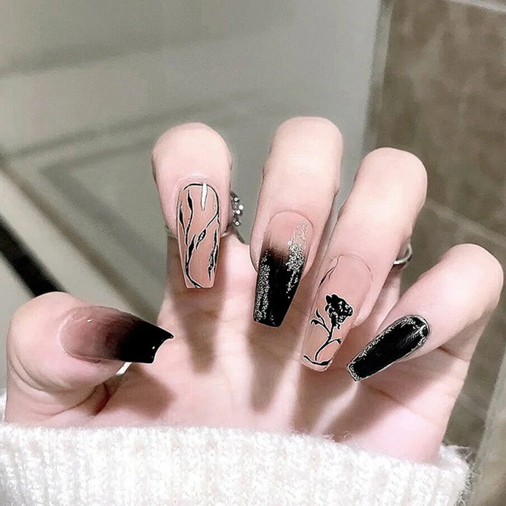 Dark Gothic Press On Nails - Image 16
