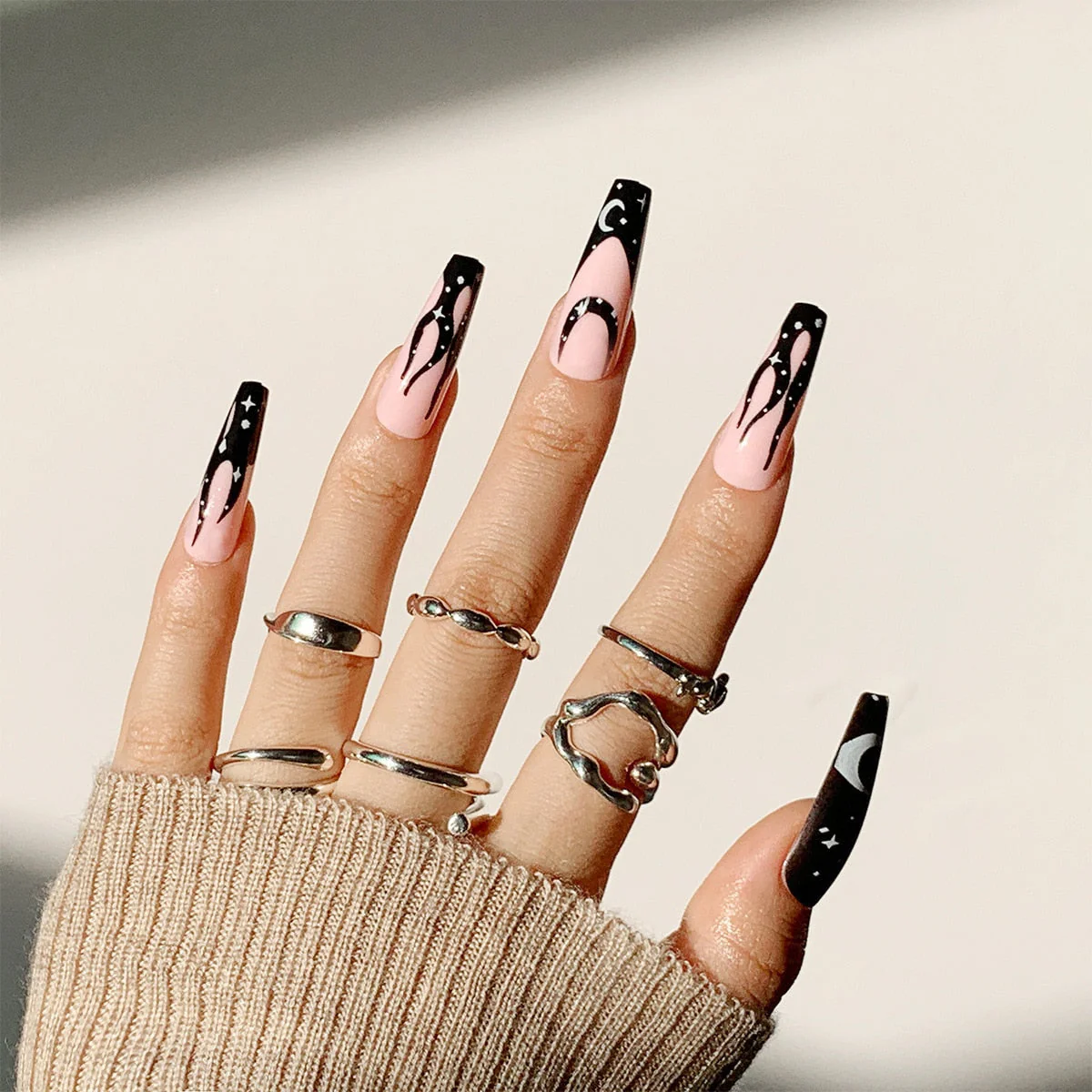 Dark Gothic Press On Nails - Image 18