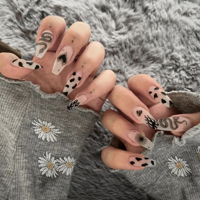 Dark Gothic Press On Nails - Image 20