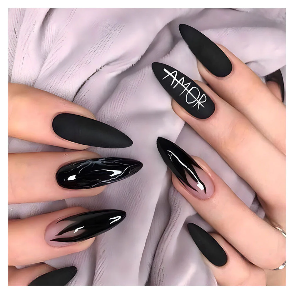 Dark Gothic Press On Nails - Image 22