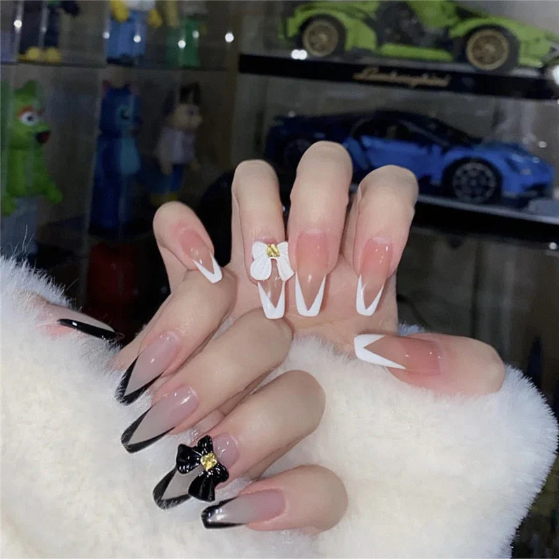 Dark Gothic Press On Nails - Image 3