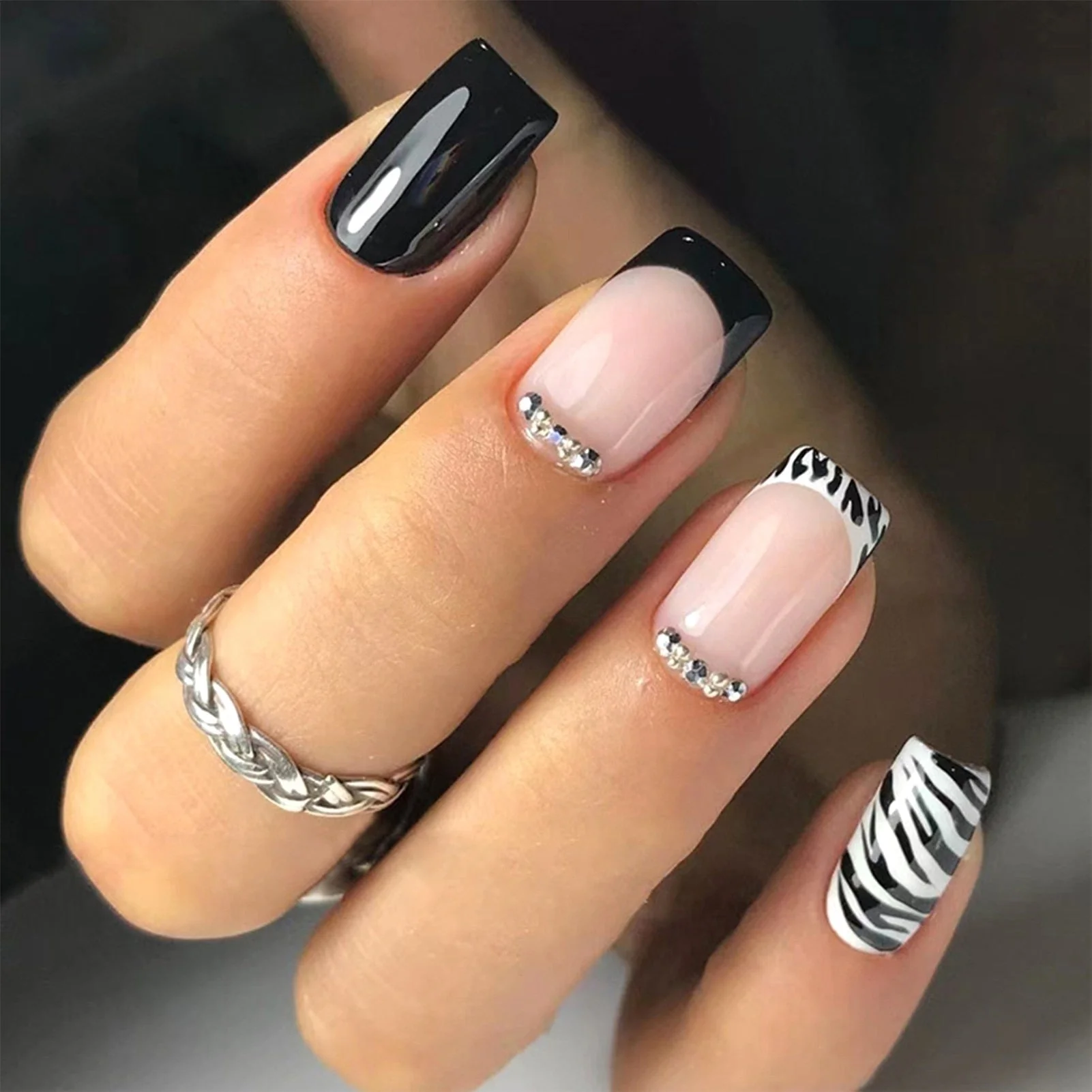 Dark Gothic Press On Nails - Image 36