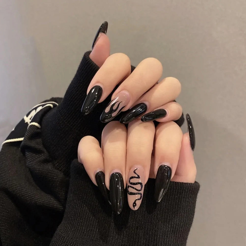 Dark Gothic Press On Nails - Image 42