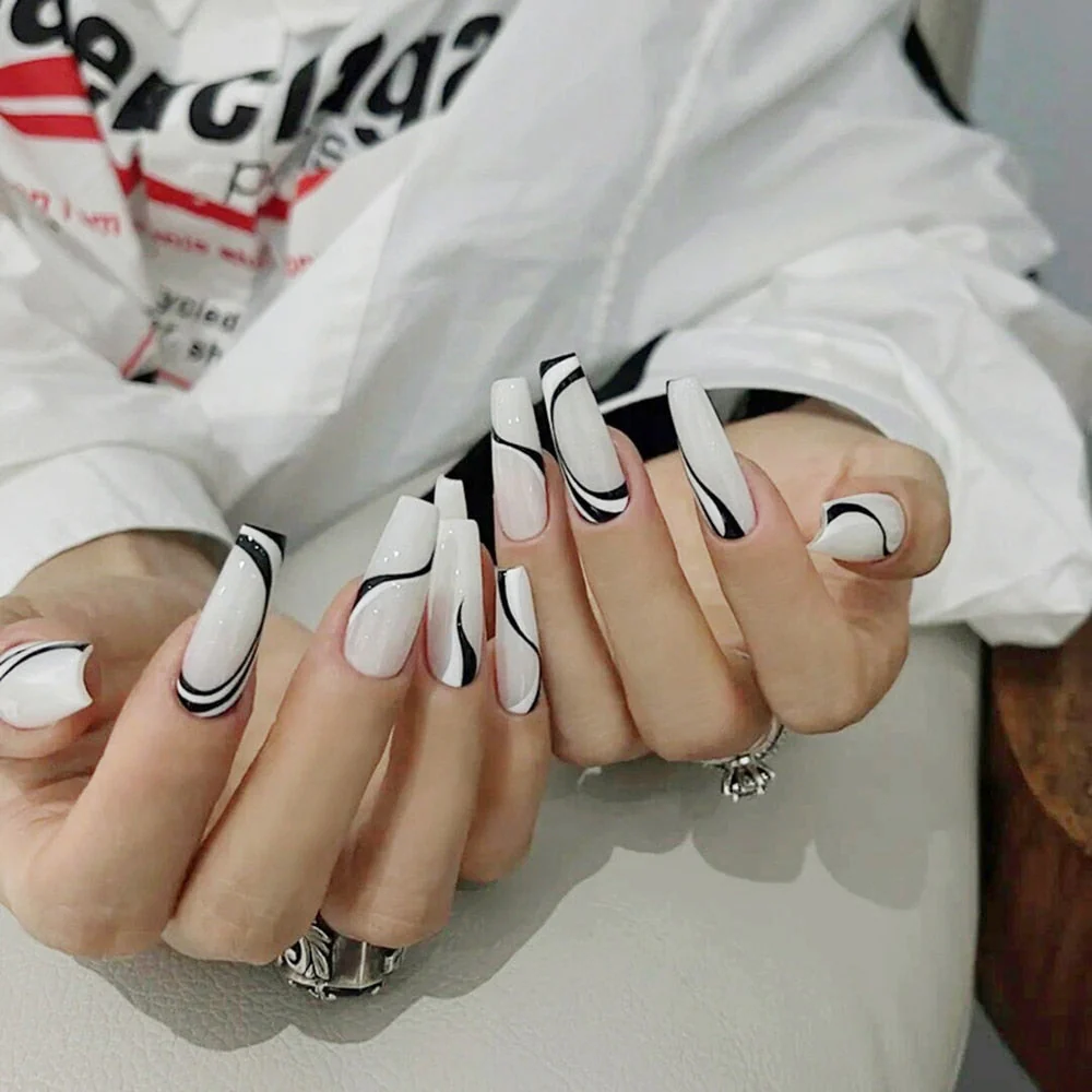 Dark Gothic Press On Nails - Image 43