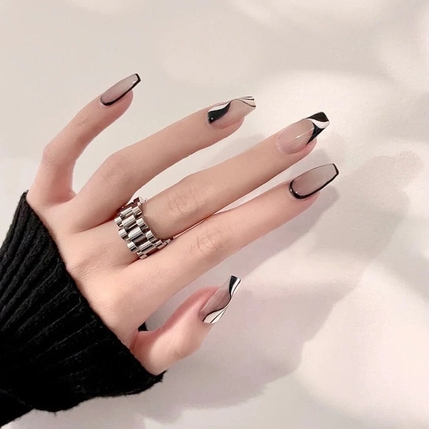 Dark Gothic Press On Nails - Image 6