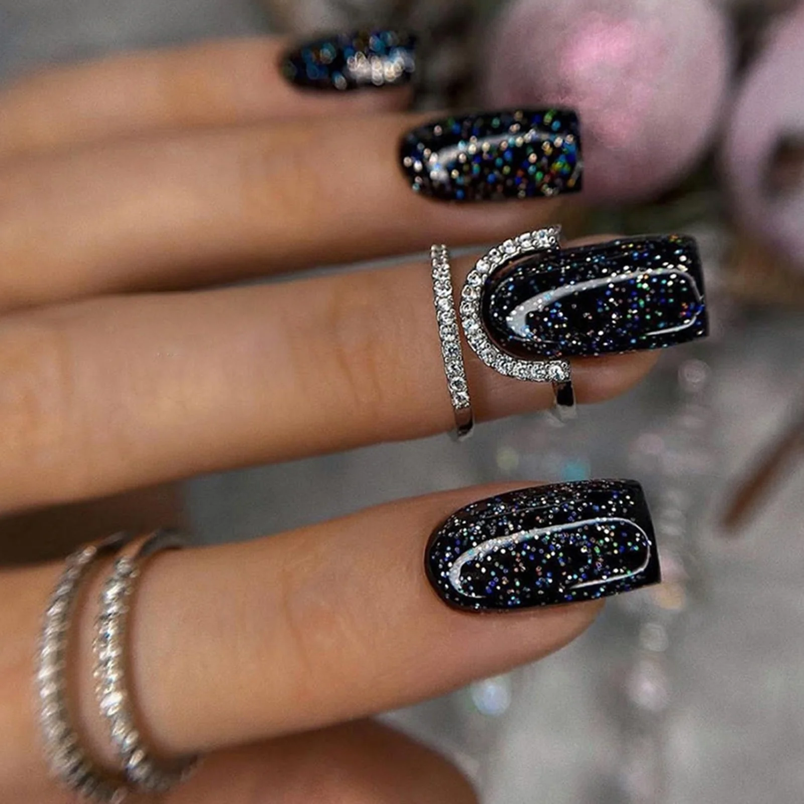Dark Gothic Press On Nails - Image 7