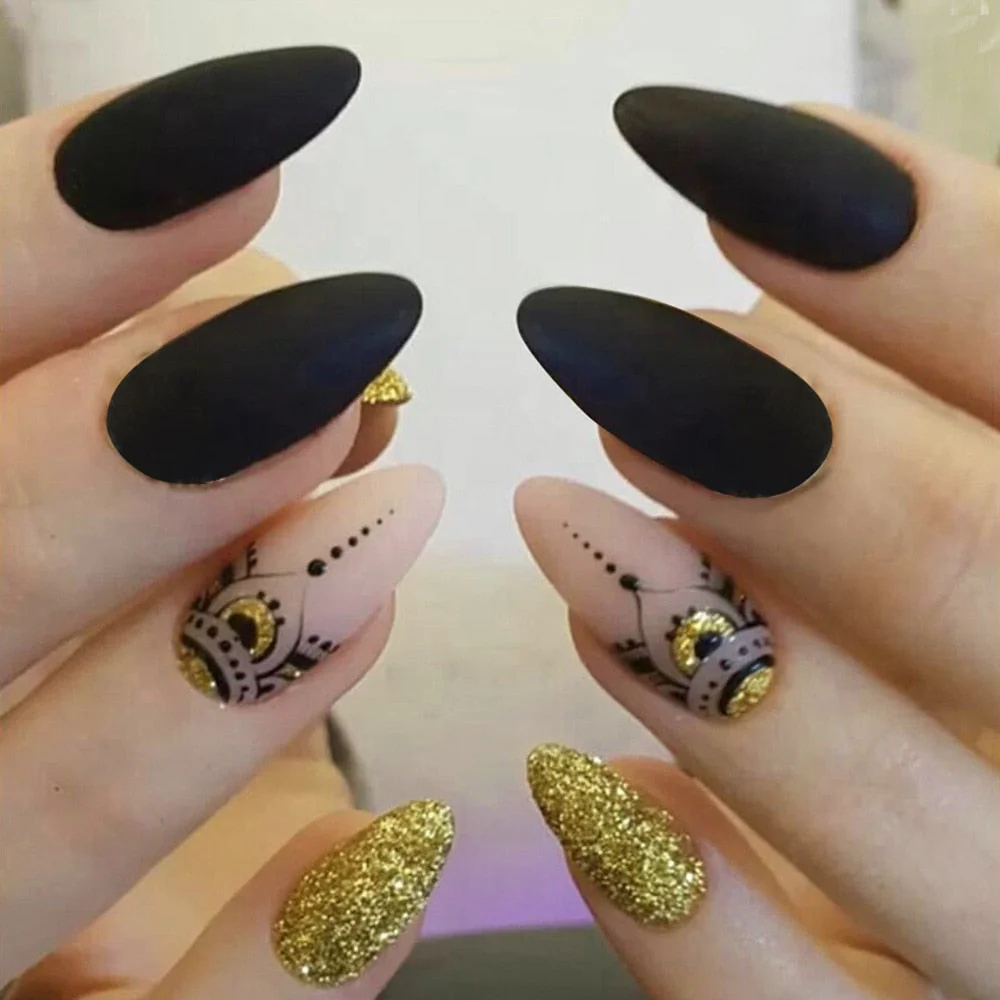 Dark Gothic Press On Nails - Image 8