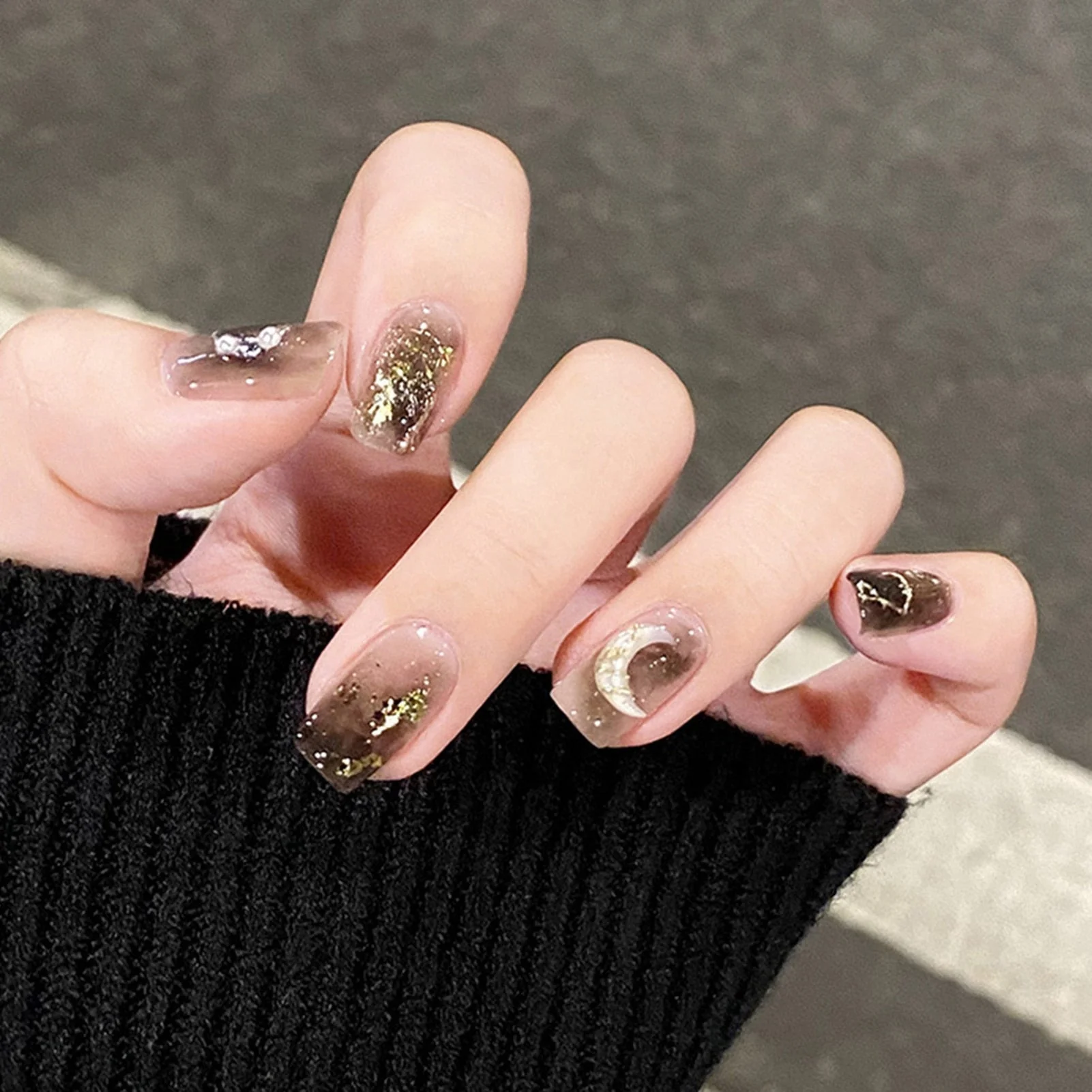 Dark Gothic Press On Nails - Image 9
