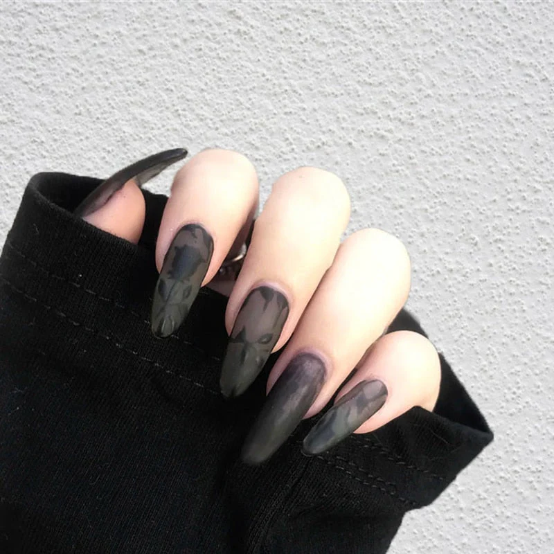 Dark Gothic Press On Nails - Image 2