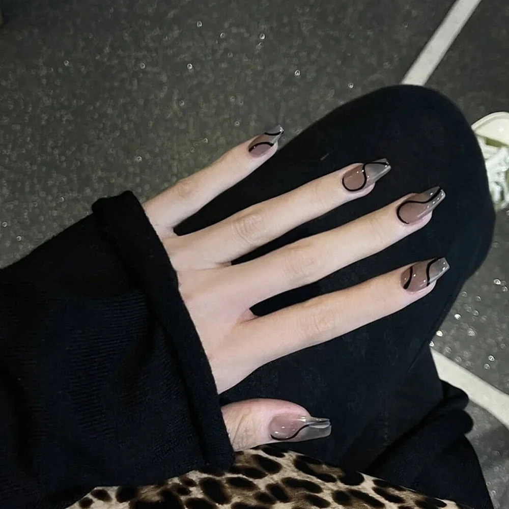 Dark Gothic Press On Nails - Image 38