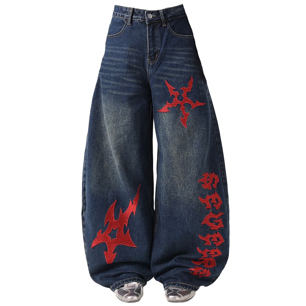 Dark Ritual Wide-Leg Jeans - Image 7